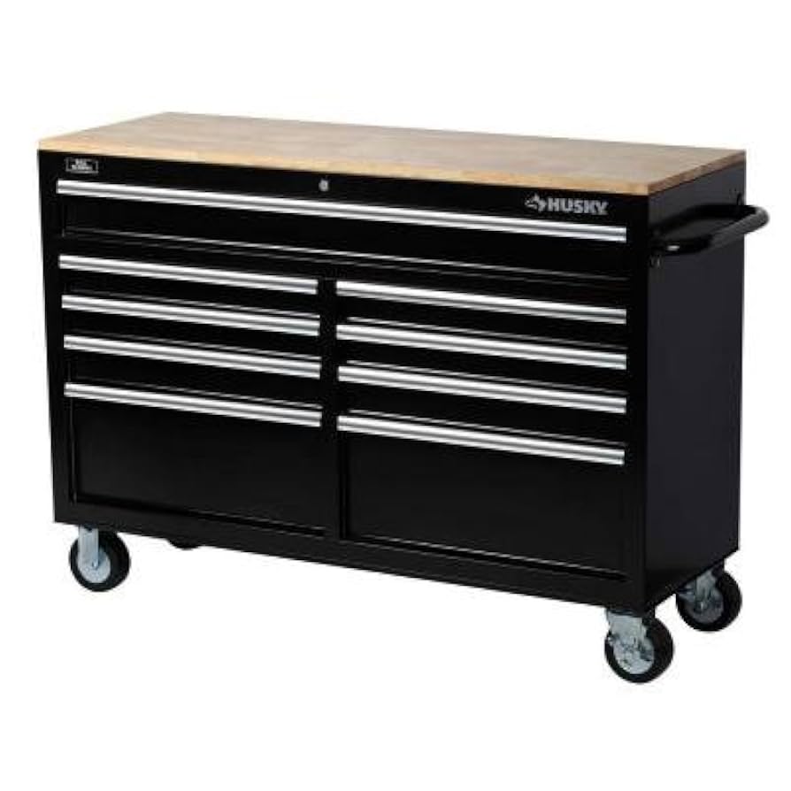 Husky 52 in. 9-Drawer Mobile Workbench